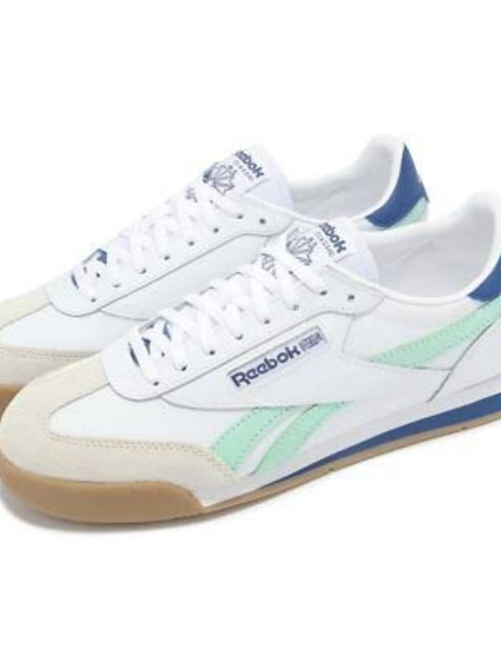Reebok  Unisex Campio XT Sneakers - White/Blue/Aqua  Size Men-6.5 Women-8    NIB
